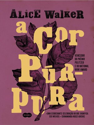 cover image of A cor púrpura
